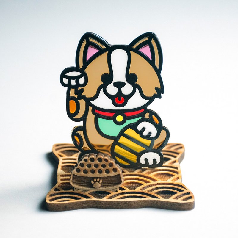 【Moko Bastet】招福柯基 座台式 - 摆饰 - 压克力 多色