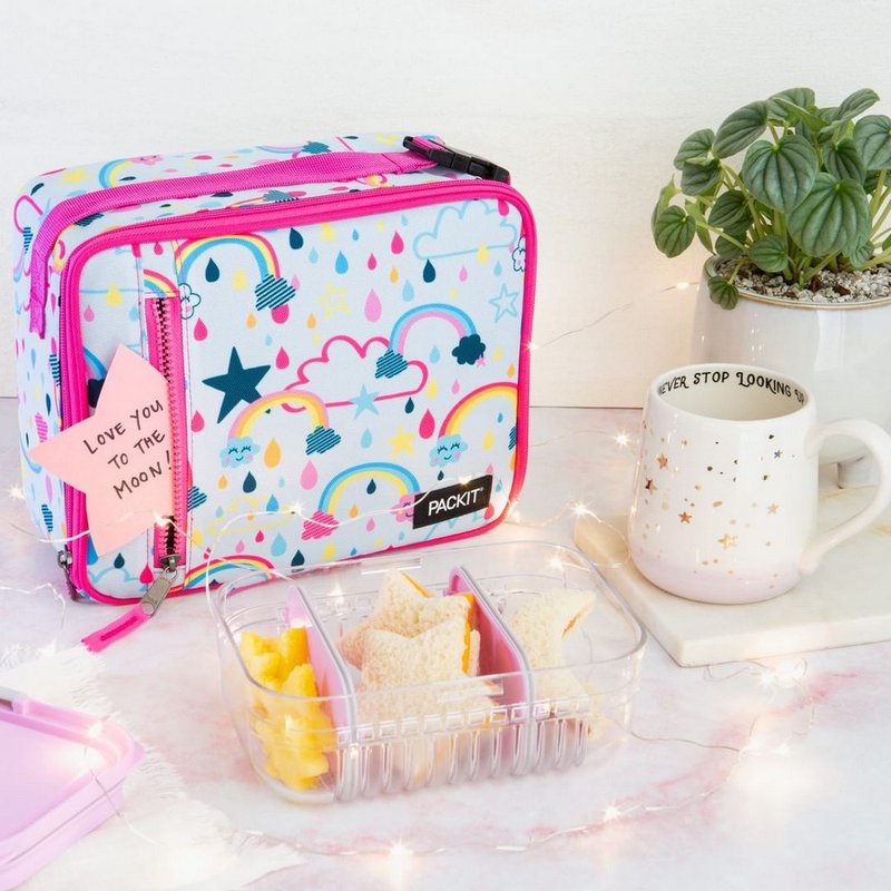 美国【PACKiT】冰酷 4.5L 经典冷藏袋 (雨中彩虹) - 妈妈包 - 其他材质 多色