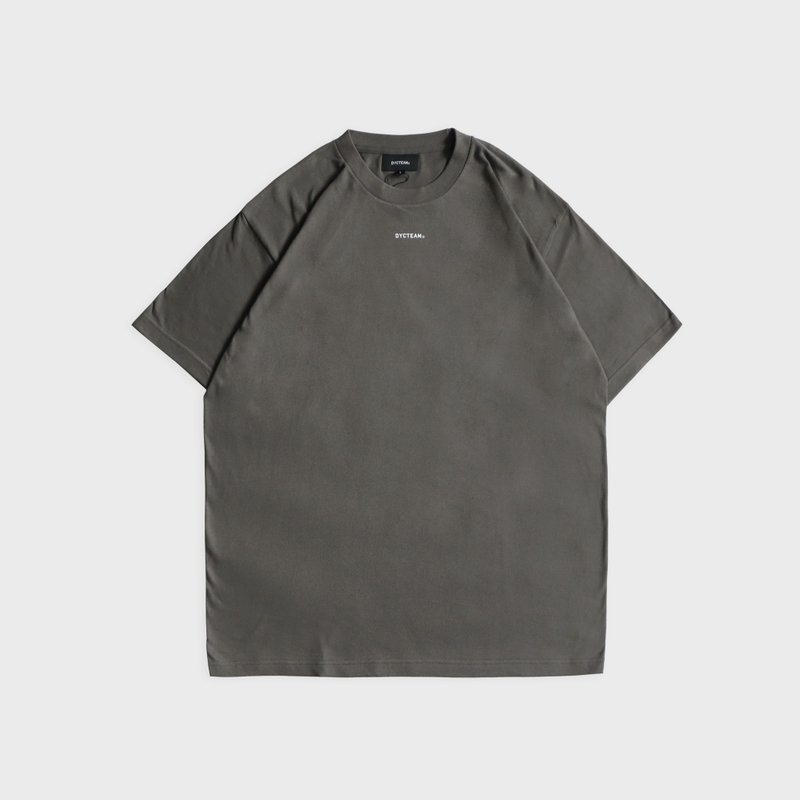 DYCTEAM  - LOGO tee (gray) - 男装上衣/T 恤 - 棉．麻 灰色