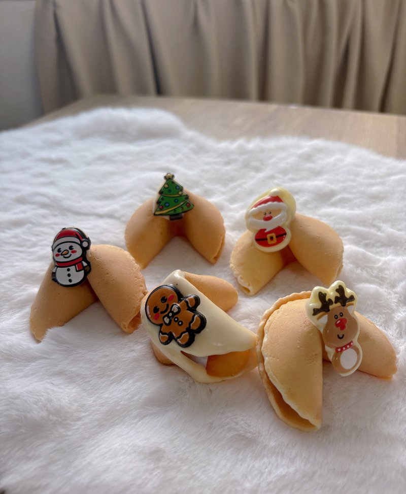 200入圣诞系列幸运饼干五种造型 - 手工饼干 - 新鲜食材 红色