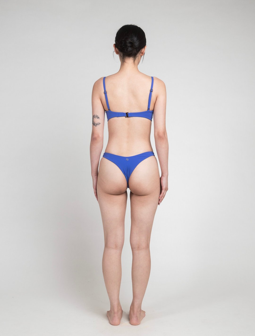 Cobalt Blue 钴蓝色 / 泡泡纱 高衩下裤 / Bottom - 女装泳衣/比基尼 - 其他材质 蓝色