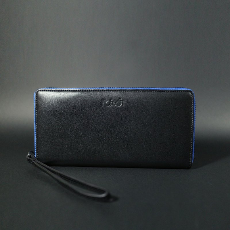 Passion 拉链长夹黑色 - 皮夹/钱包 - 真皮 黑色