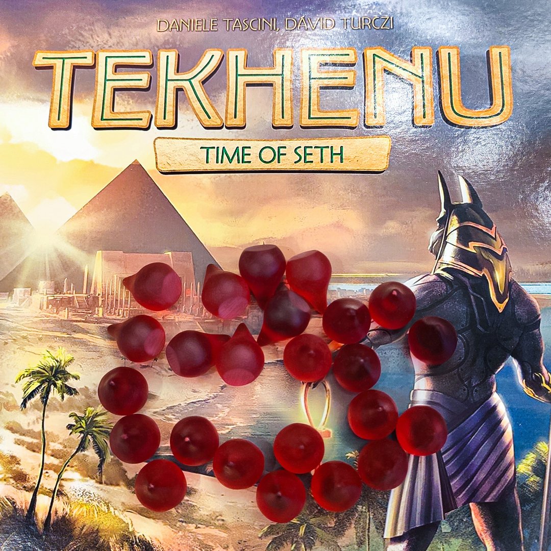 与Tekhenu。赛斯时间棋盘游戏兼容的豪华资源代币 - 桌游/玩具 - 其他材质 
