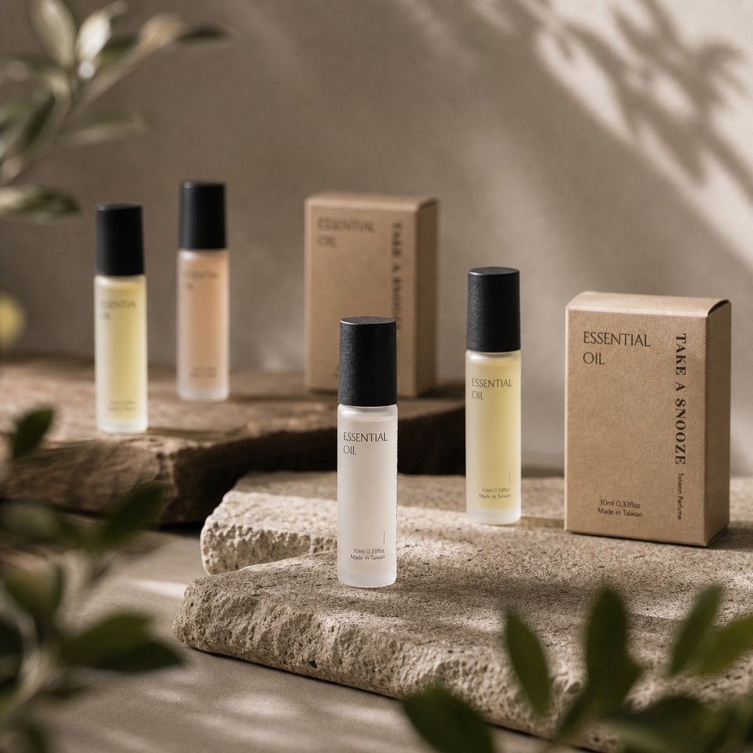 Me time 天然植萃复方精油滚珠 10ml - Take a Snooze 眯一下 - 香薰/精油/线香 - 精油 橘色