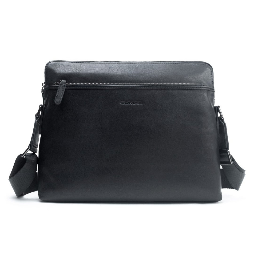 CUMAR 真皮/包包/ GORDEN 侧背包 / GORDEN CROSSBODY BAG - 侧背包/斜挎包 - 真皮 黑色