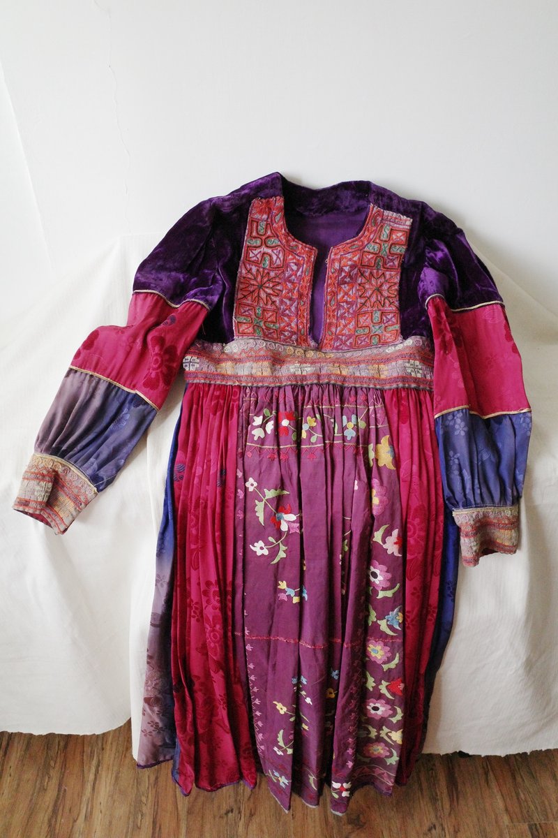 梦幻逸品 vintage Afghan dress 绝美阿富汗手工刺绣拼布洋装 XS - 洋装/连衣裙 - 棉．麻 
