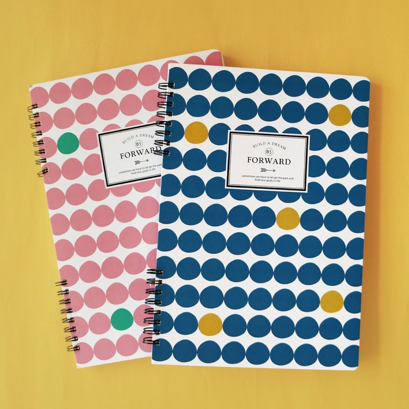 Ching Ching X 简单生活系列 CM-1883 18K几何风双线圈东康笔记 - 笔记本/手帐 - 纸 