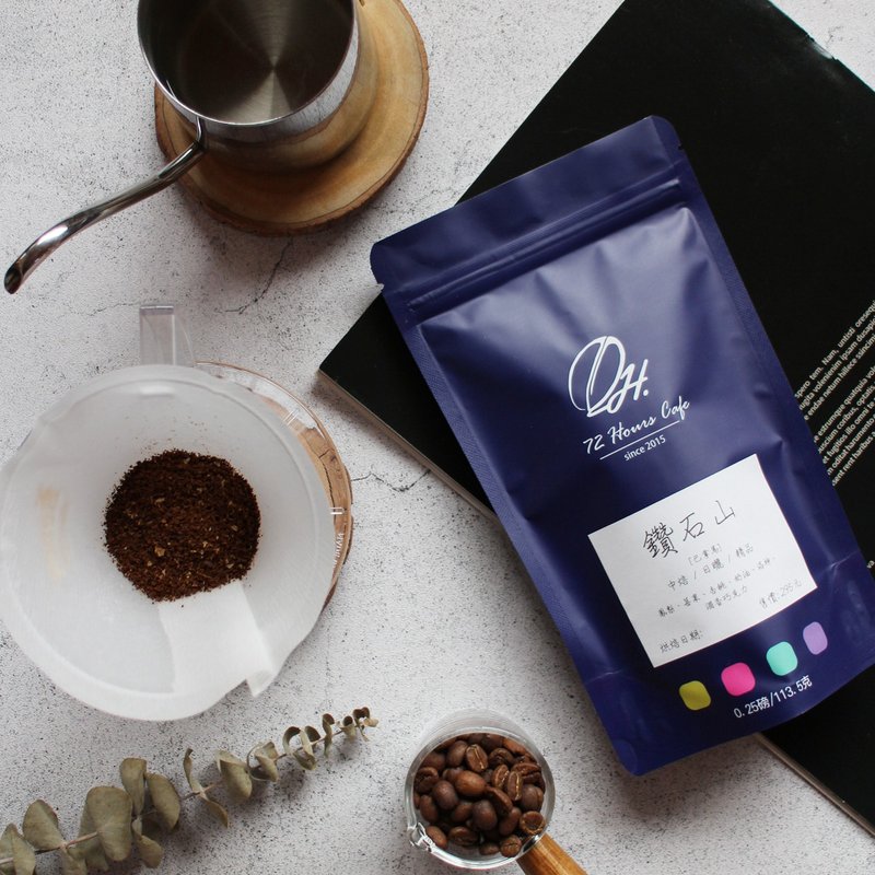 巴拿马  翡翠庄园 钻石山 咖啡豆 / 日晒处理法 / 浅中焙 / 半磅 - 咖啡 - 其他材质 