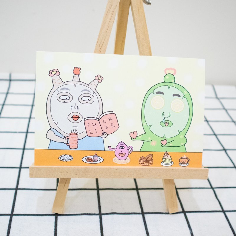 Fuck Life 明信片 - 卡片/明信片 - 纸 多色