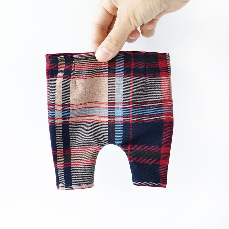 PK bears|大熊基本款红短裤 - 玩偶/公仔 - 棉．麻 红色