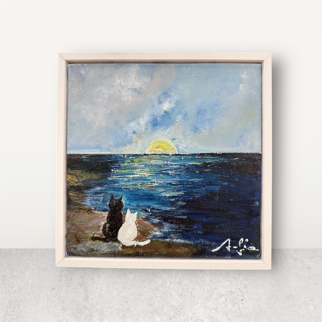 日暮的约定 A-Lin 油彩#油画 #油画创作 - 摆饰 - 棉 