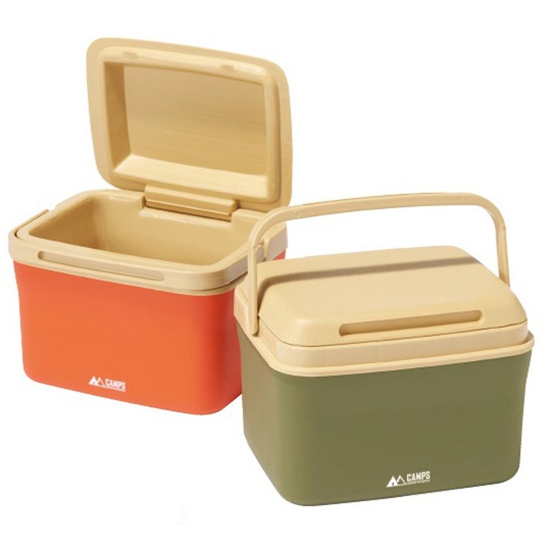 个人硬冷藏食品冰盒午餐盒 2.3 夸脱小型野餐露营 - 露营用品 - 塑料 多色