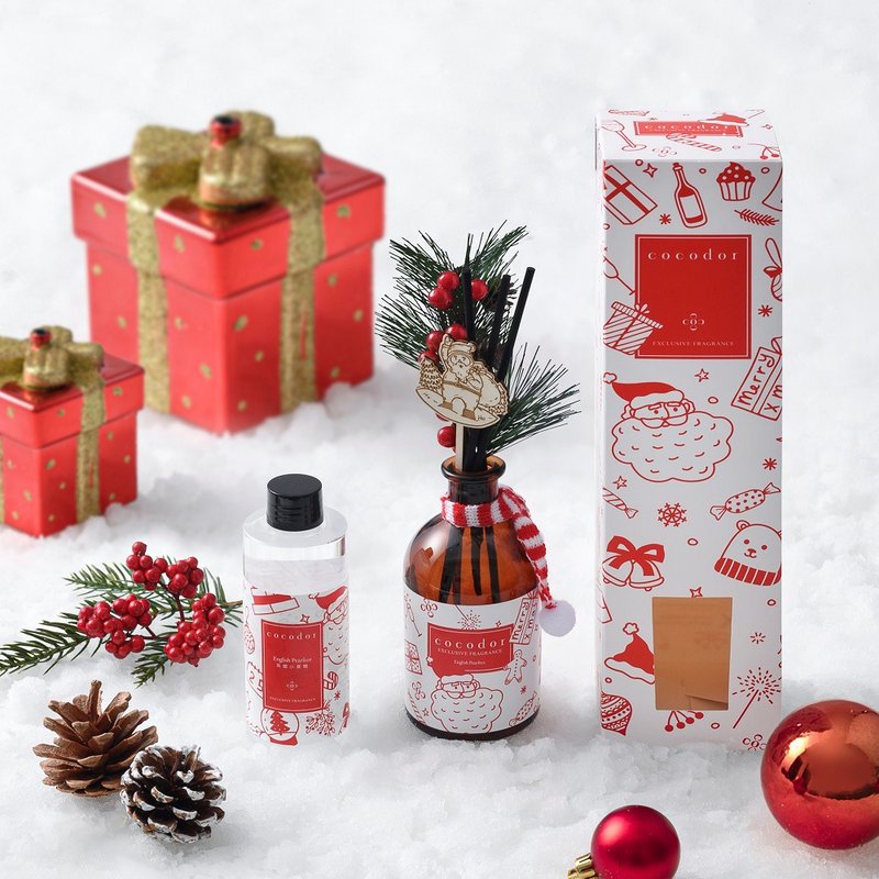 cocodor-Oh Oh Oh 圣诞老人扩香礼盒200ml - 香薰/精油/线香 - 玻璃 红色