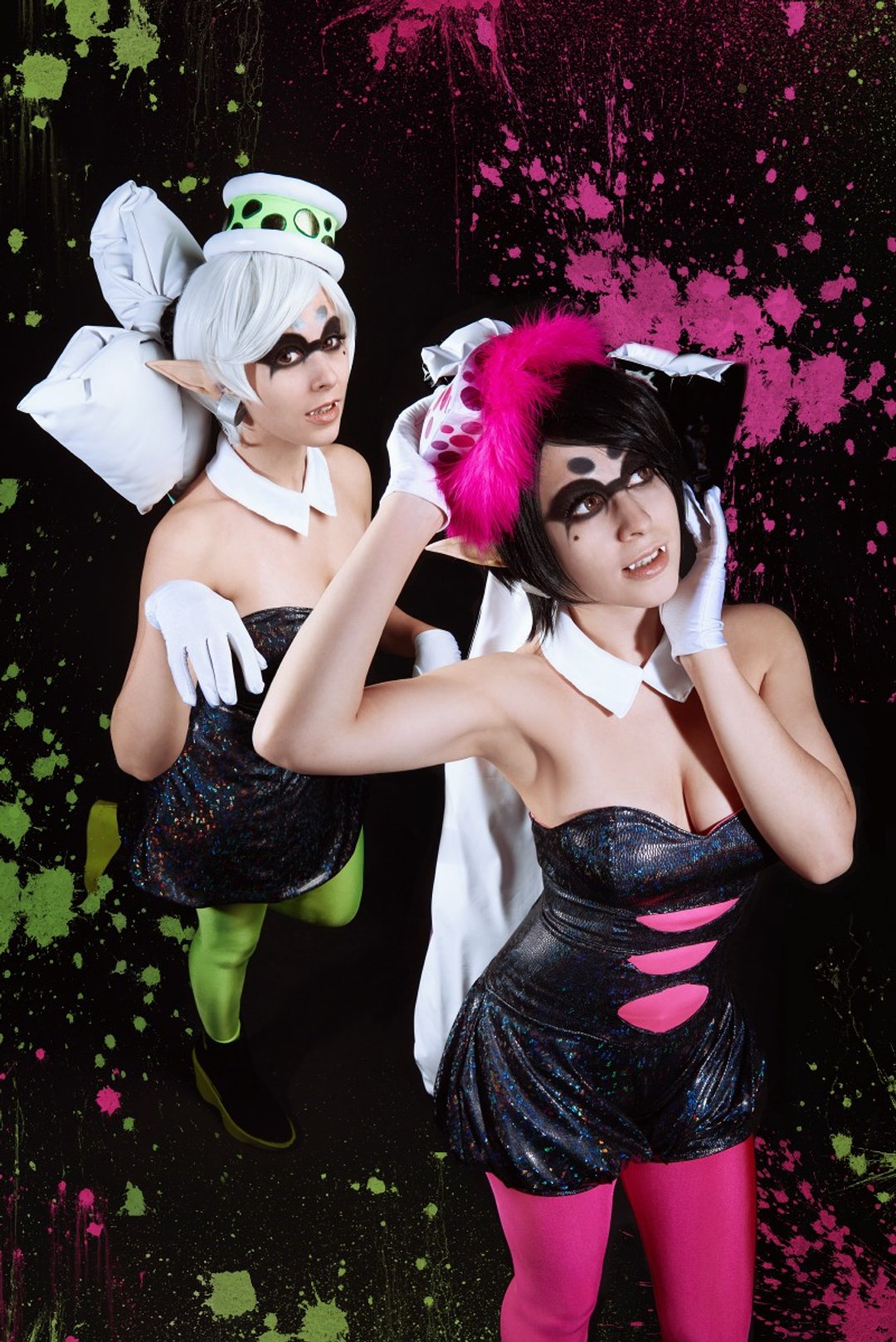 《斯普拉遁》鱿鱼姊妹 (Splatoon Squid sisters) Marie Callie 定制款角色扮演服装 - 其他 - 其他材质 多色
