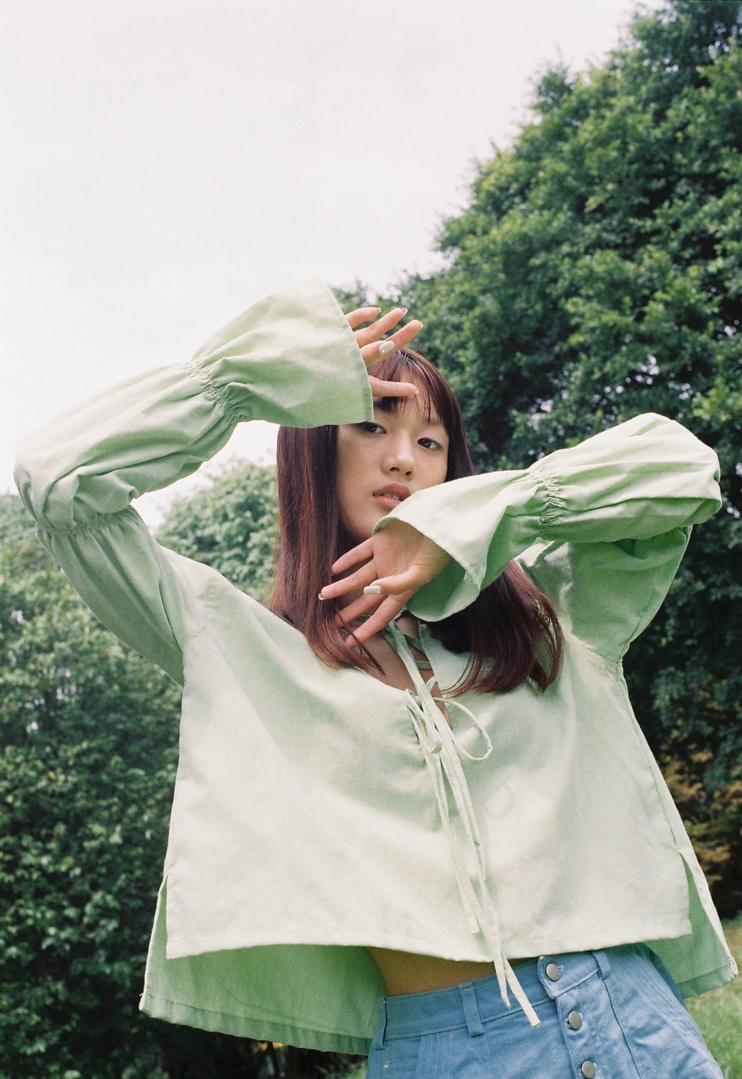 Romantic Top (Lemon Green) - 女装上衣 - 棉．麻 绿色