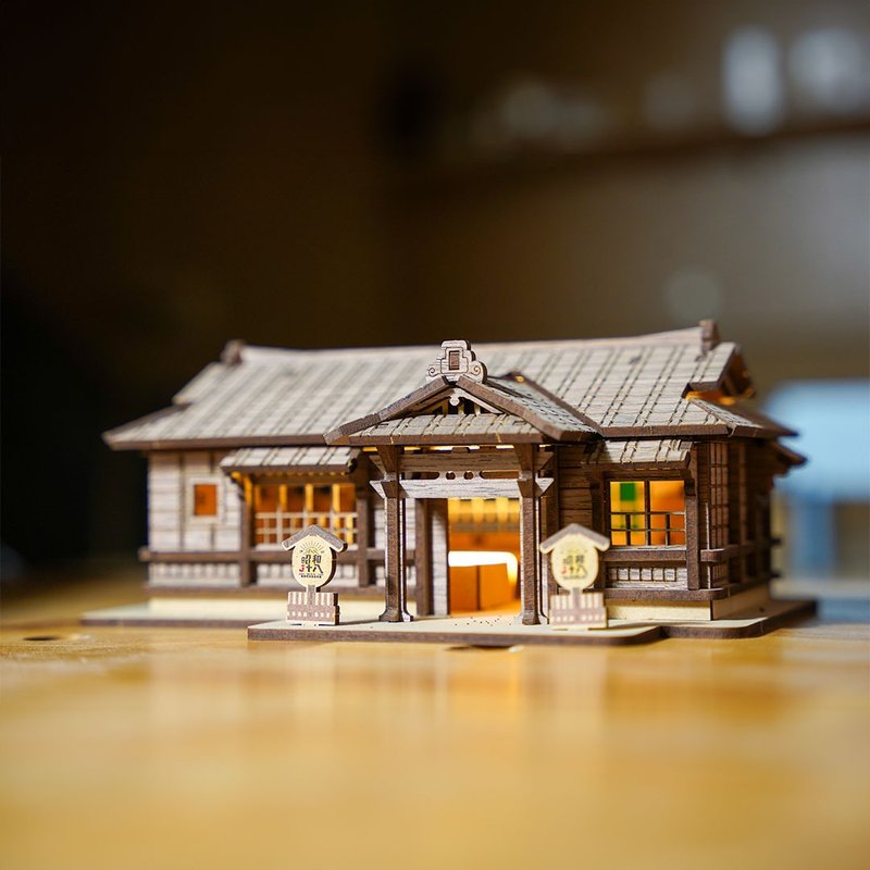 【 DIY 手作】嘉义神社 小夜灯 台湾建筑 - 木工/竹艺/纸艺 - 木头 