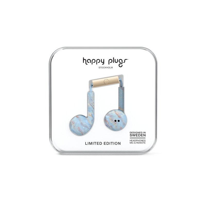 HAPPY PLUGS EARBUD PLUS 极致耳塞式耳机-蓝石英 - 耳机 - 塑料 蓝色