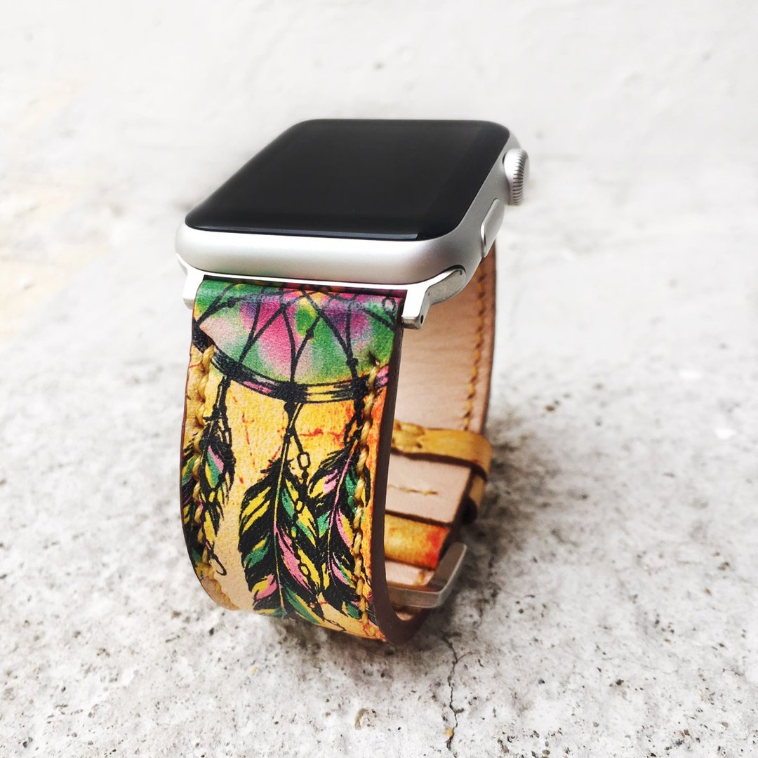 Apple Watch皮革表带Apple Watch表带 - 表带 - 真皮 咖啡色