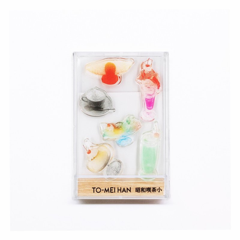 昭和吃茶小 - 超细致透明印章 TO-MEI HAN - - 印章/印台 - 树脂 透明