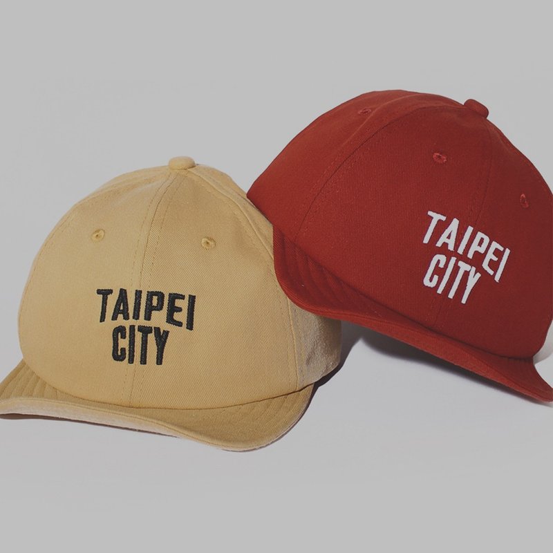 台湾限定款 TAIPEI CITY 赤峰 短帽沿 反檐帽 - 帽子 - 棉．麻 多色