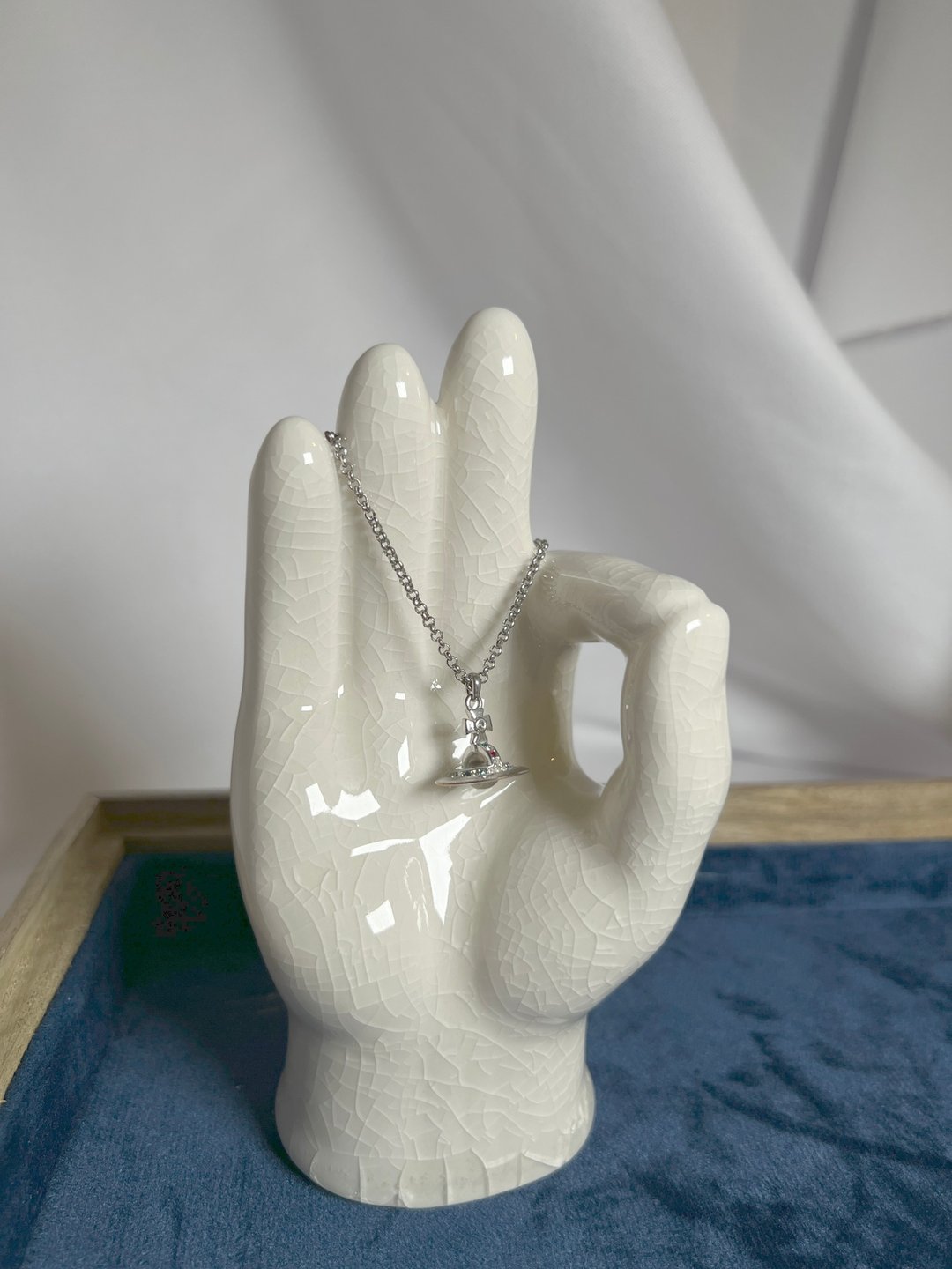 Vivienne Westwood PETITE ORB Necklace 颈链 项链 日本中古 - 项链 - 其他金属 银色