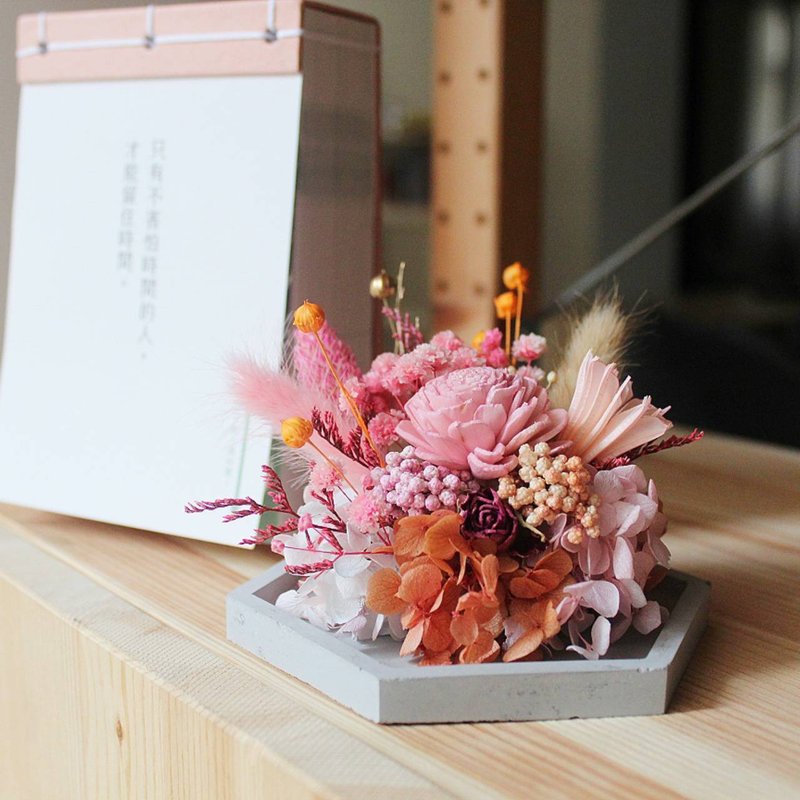 【高雄场】下班随手作 | 水泥六角扩香花盘 - 植栽 - 植物．花 