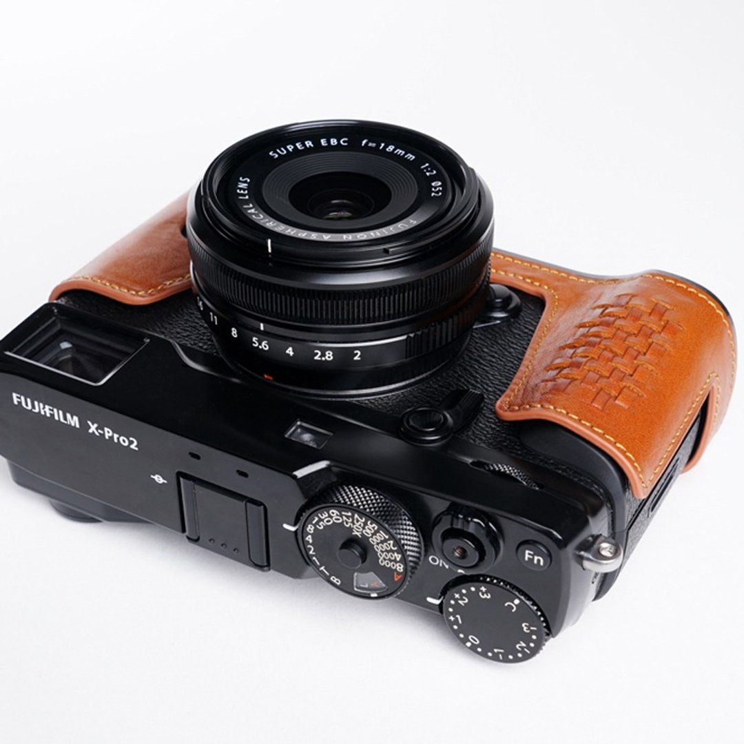 Martin Duke SVEN相机底座Fujifilm XPROII 黄棕 - 相机 - 真皮 咖啡色