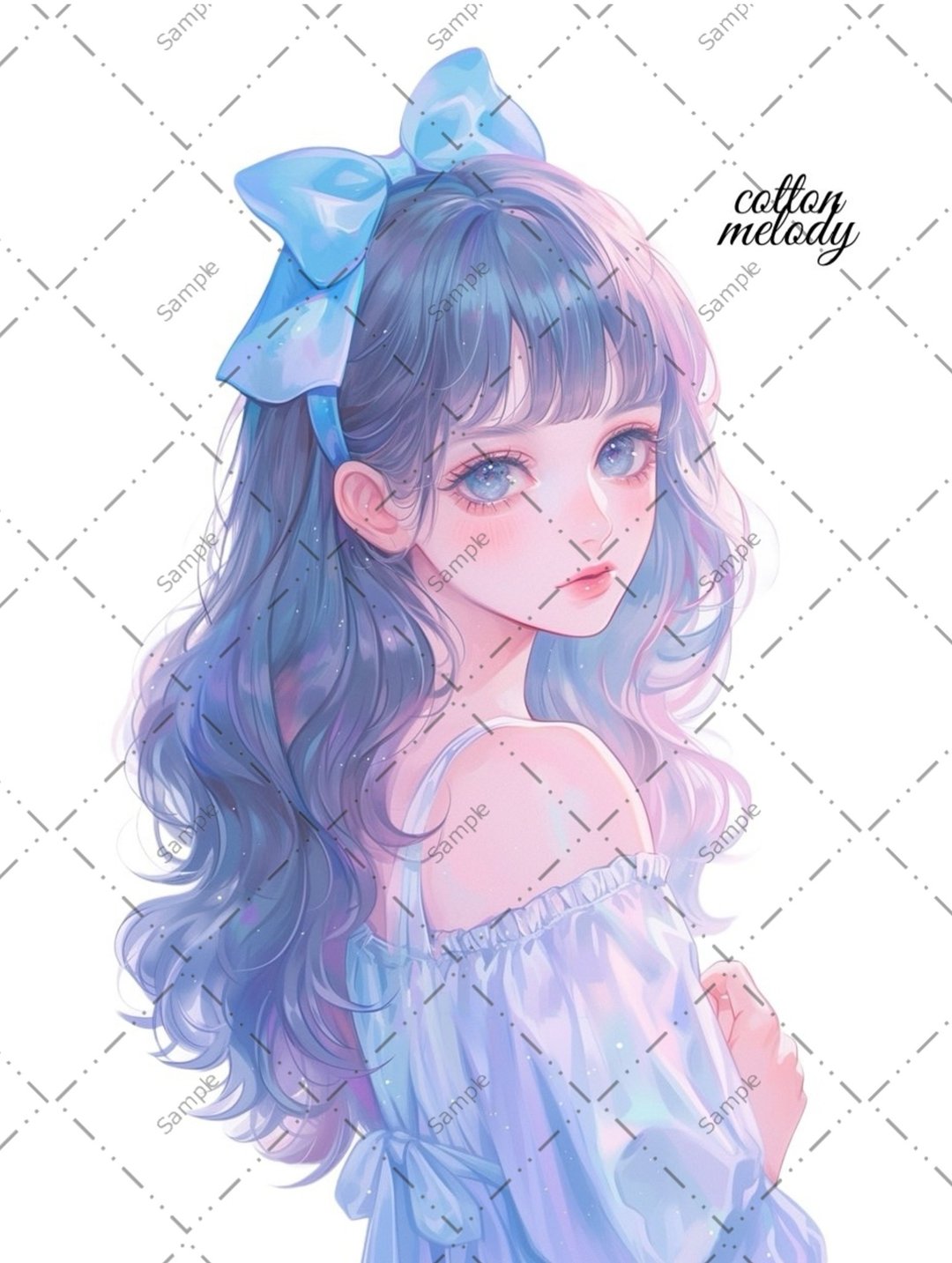 original sticker no.1168 人物贴纸 原创贴纸 人物贴纸 女孩贴纸 原创人物贴纸 - 贴纸 - 纸 