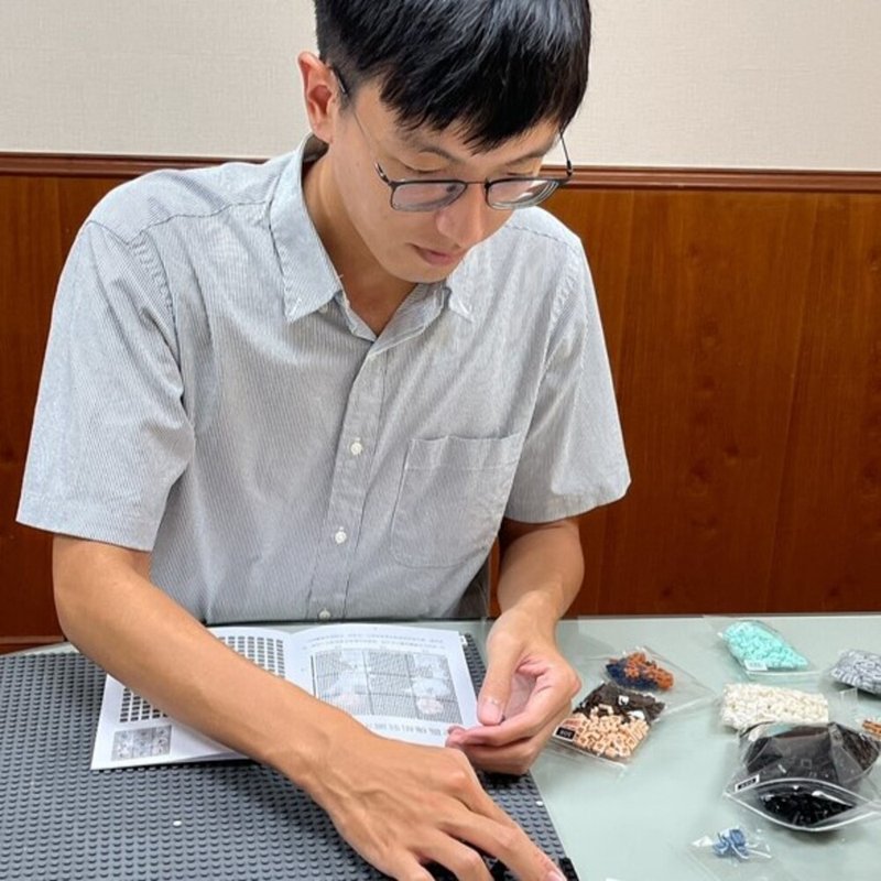 【定制】木相框积木画 情侣  手作 定制化 宠物 定制 纪念 - 数码小物 - 塑料 黑色