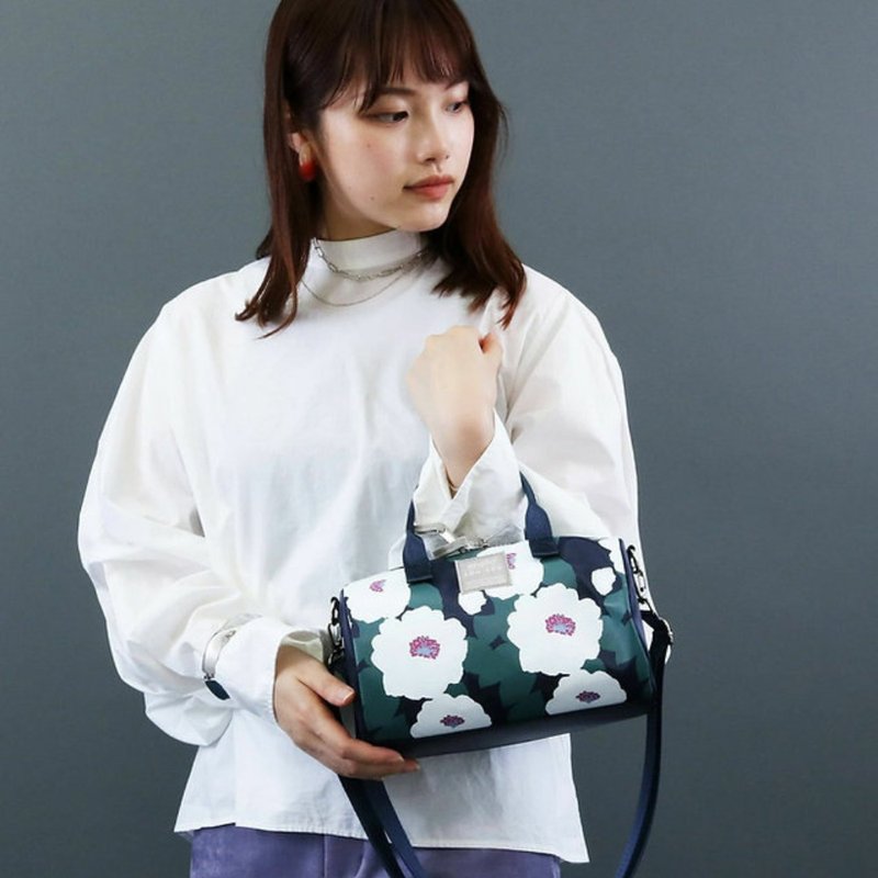 Anello x SOU SOU 联名 轻量迷你两用侧背手提袋 SAIS022 - 绿色 - 侧背包/斜挎包 - 聚酯纤维 绿色