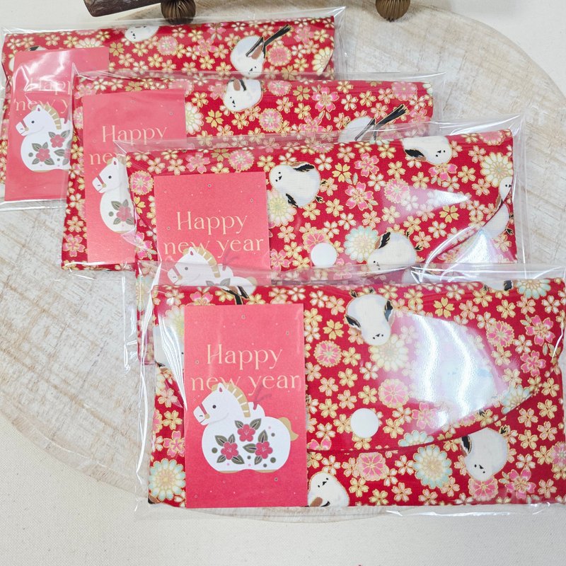 长尾山雀布制红包袋 布红包袋  存折套  钞票收纳 外币收纳 - 红包/春联 - 棉．麻 