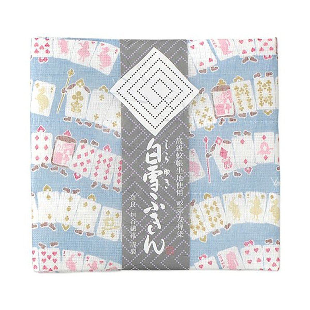 京友禅染万用巾 / 爱丽丝梦游仙境蓝色 - 餐垫/桌巾 - 棉．麻 蓝色