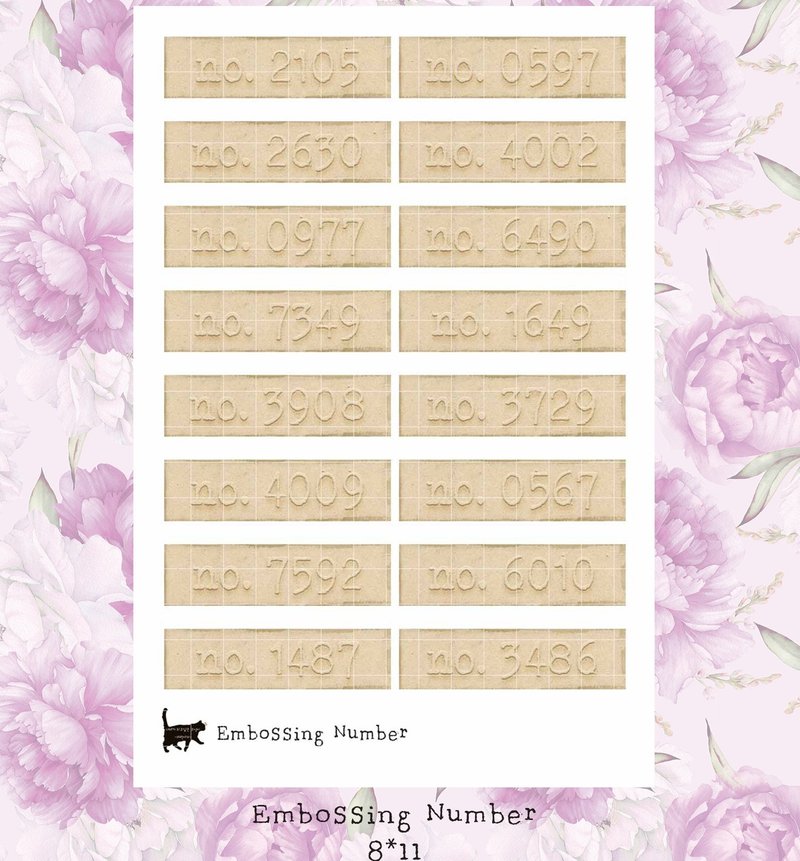 压印字号 - DYMO 标签机 (蓝狮) (suyeon) - 贴纸 - 纸 卡其色