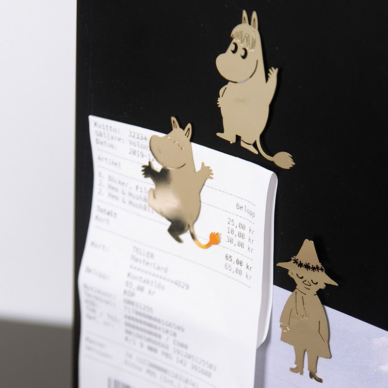 噜噜米造型磁铁3入组- 二款 - 冰箱贴/磁贴 - 其他金属 