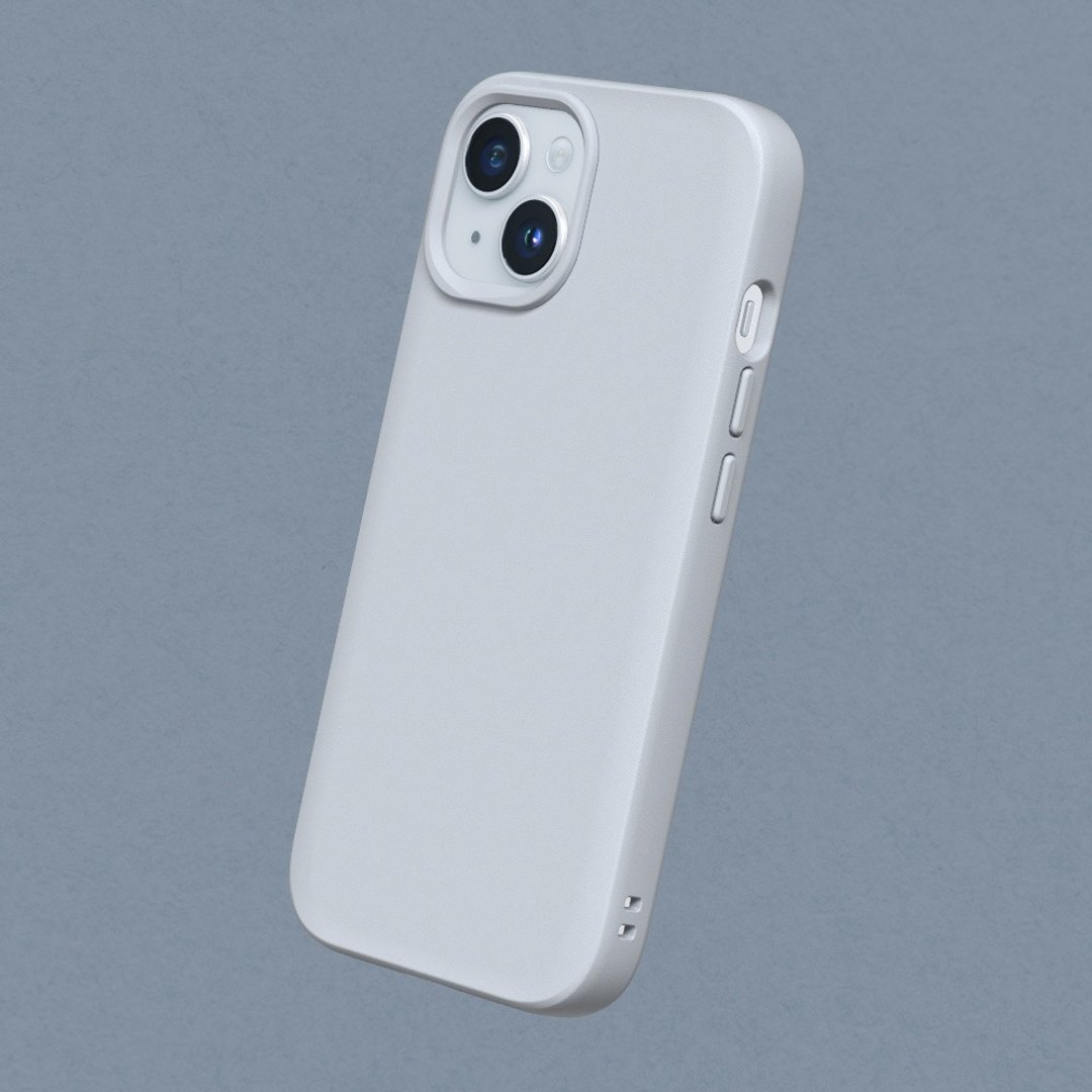SolidSuit经典防摔手机壳-循环灰 for iPhone 15系列 - 手机壳/手机套 - 塑料 灰色