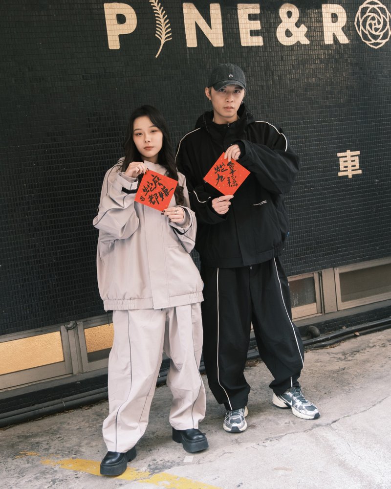 24AW PFW-J01 Epektasis Embroidered Utility Parka-灰色 - 女装休闲/机能外套 - 防水材质 灰色
