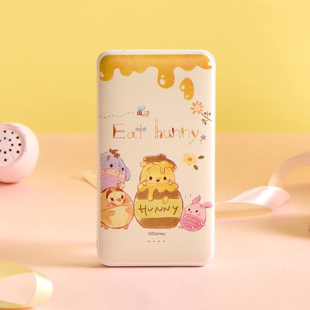 Disney Ufufy-甜蜜蜂趣双线快充10000mAh行动电源 - 充电宝/传输线 - 塑料 多色