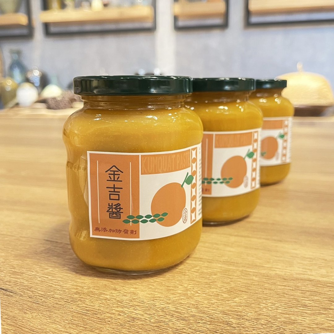 【金吉酱】Kumquat sauce (原味/辣味) - 酱料/调味料 - 玻璃 橘色