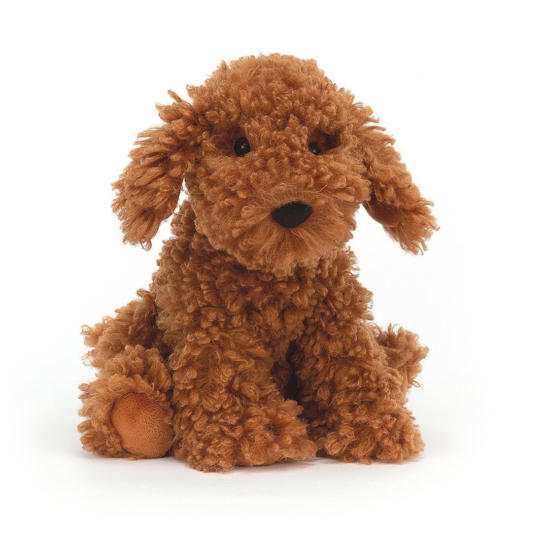 Cooper Doodle Dog 红贵宾狗 - 玩偶/公仔 - 聚酯纤维 咖啡色