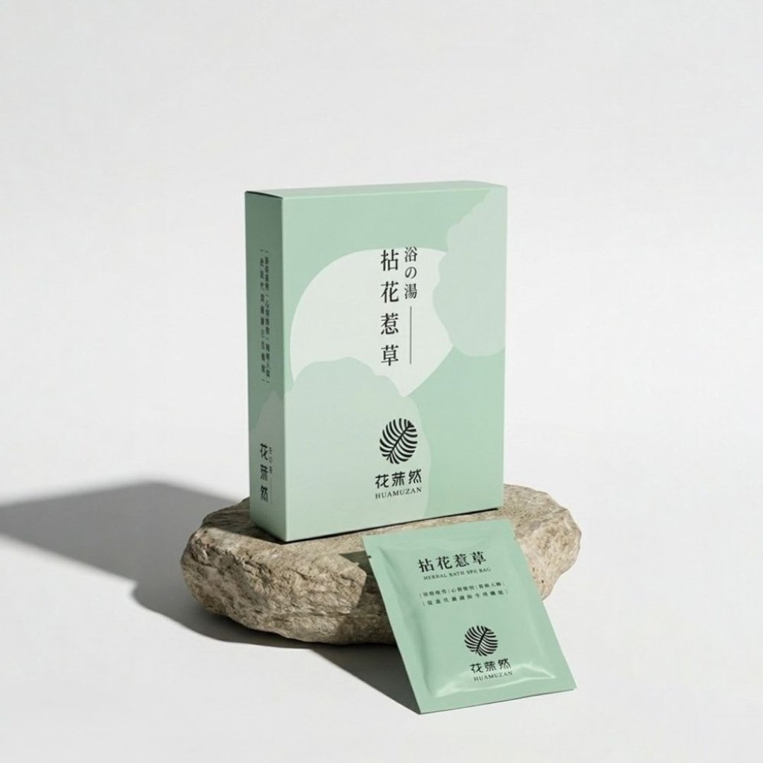 拈花惹草足浴包 (5 入/盒) - 其他 - 其他材质 绿色