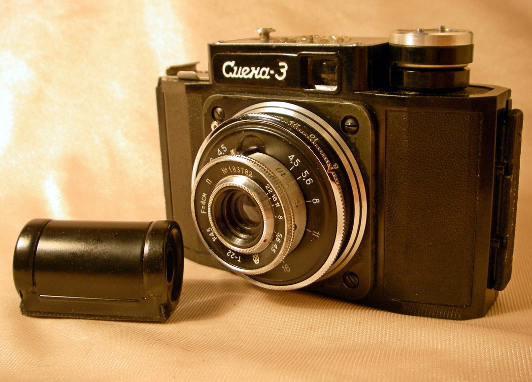 SMENA-3 GOMZ 35mm 胶片相机 40mm 4.5 T-22 镜头俄罗斯柯达 LOMO - 相机 - 其他材质 