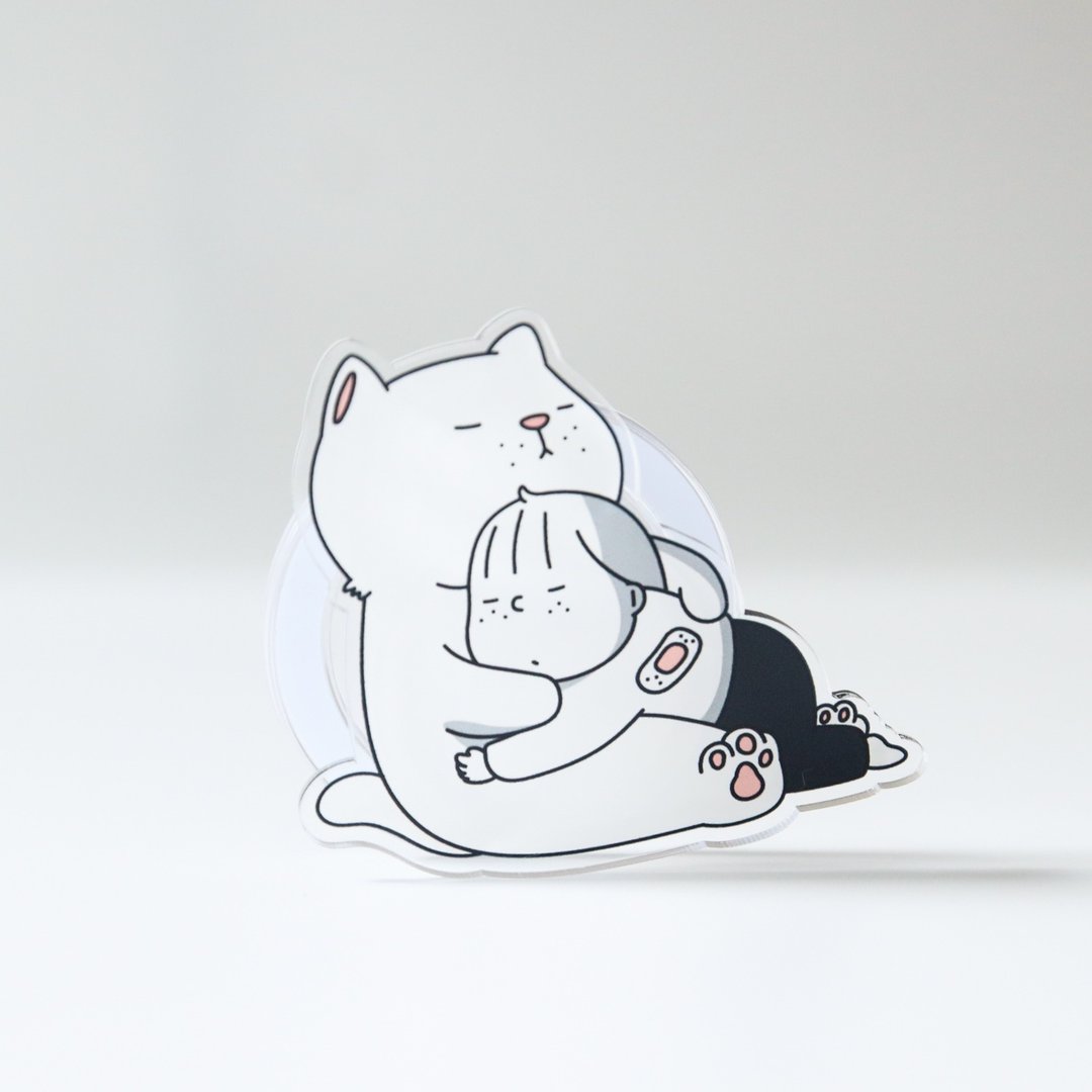GRIPTOK MAGSAFE - 仅限猫科动物治疗 - 手机座/防尘塞 - 塑料 多色