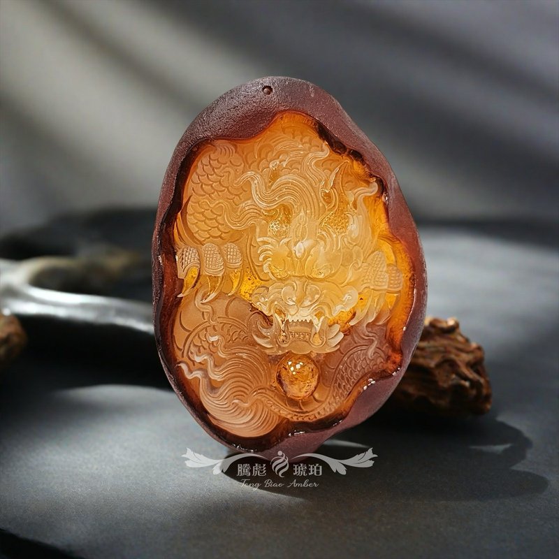 腾彪琥珀 瓷白蜜蜡手链 原矿琥珀 稀有白蜜蜡 收藏级精品 附保卡 - 项链 - 半宝石 黄色