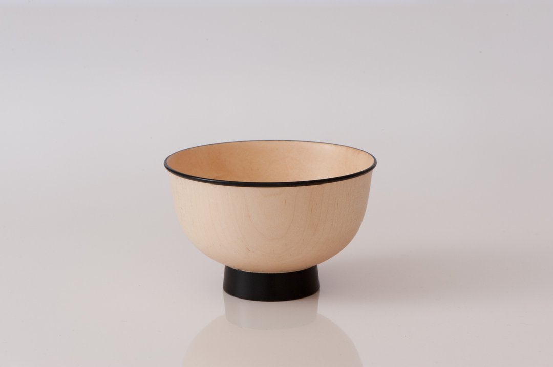 Iroha bowl black - 碗 - 木头 黑色