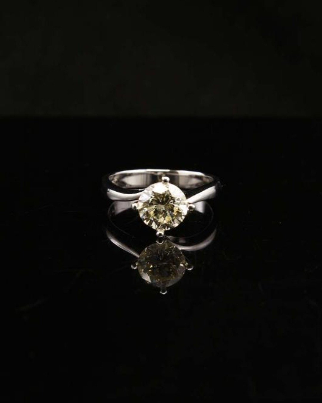 Vintage 时尚白金钻石戒指 - 戒指 - 其他材质 