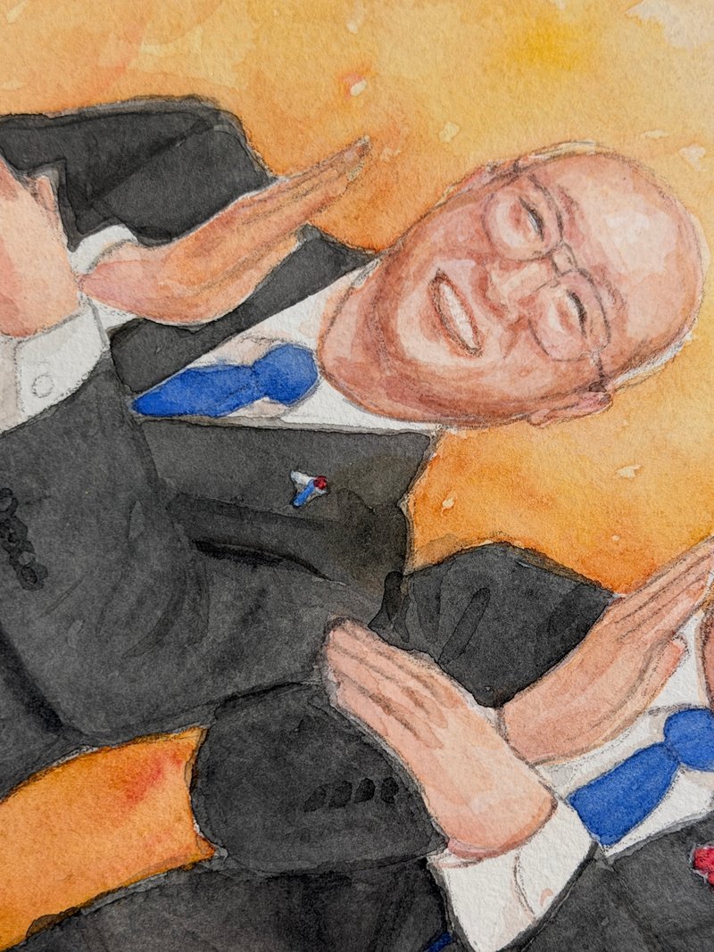 水彩手绘似颜绘   下单前请先联系设计 - 订制画像 - 纸 