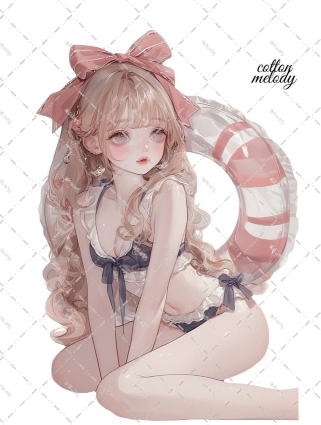 original sticker no.6480 人物贴纸 原创贴纸 人物贴纸 女孩贴纸 原创人物贴纸 - 贴纸 - 纸 