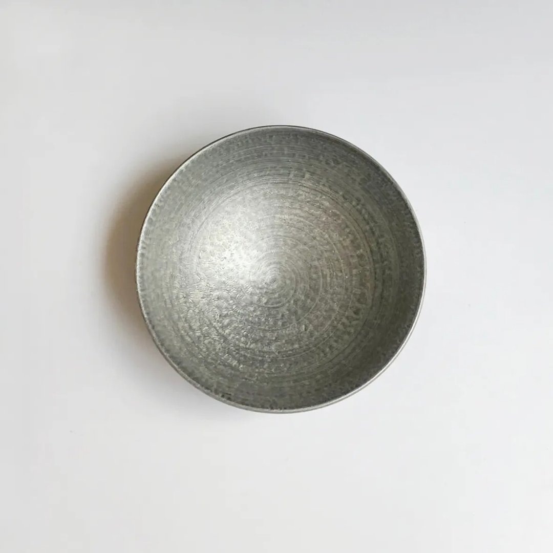 【303select】有田烧 日本 晶云母银 空浅小钵 - 盘子/餐盘/盘架 - 瓷 