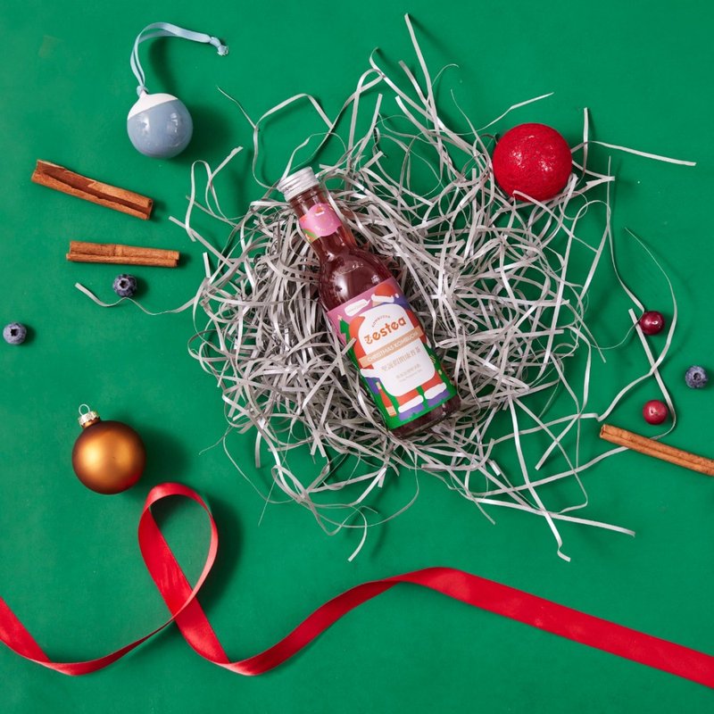 Zestea圣诞假期康普茶300ML*12瓶(无添加、富含益生菌、圣诞限定) - 茶 - 新鲜食材 