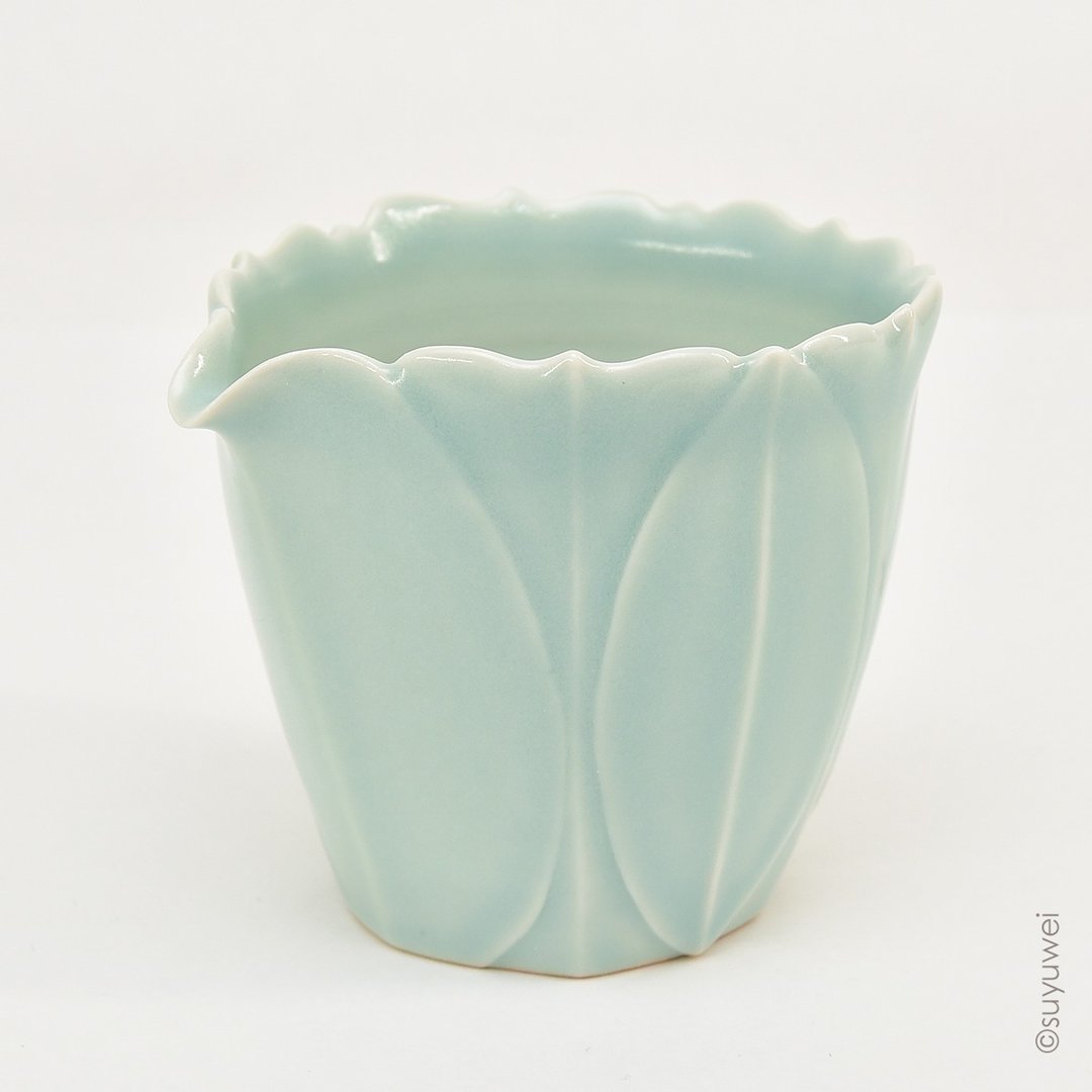 苏宥维Su Yu Wei-无纹青磁茶海(公道杯) - 茶具/茶杯 - 瓷 
